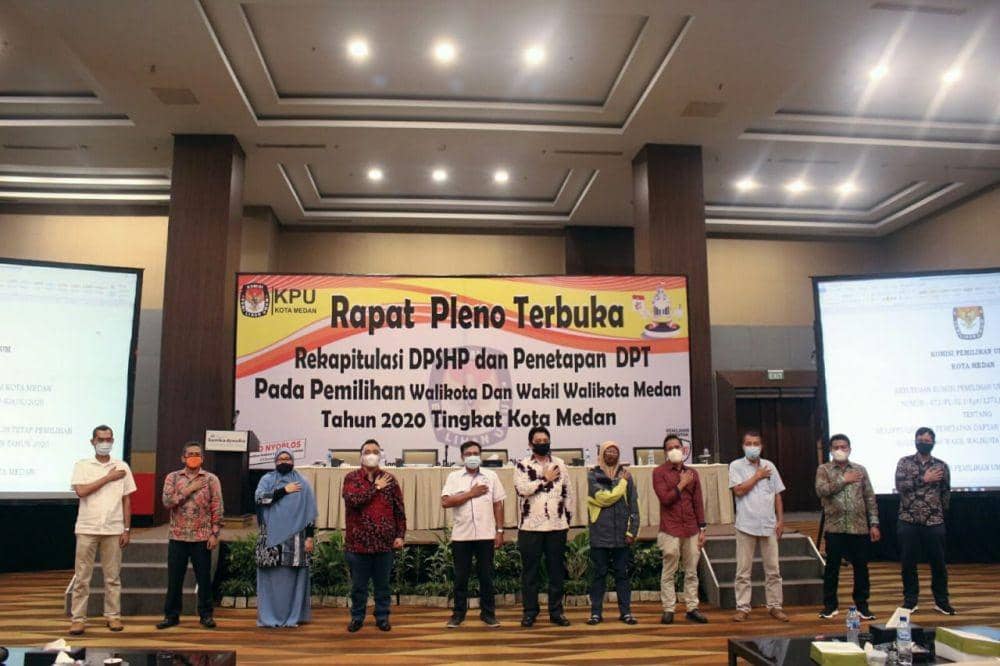 KPU tetapkan DPT Kota Medan untuk Pilkada 2020 (Dok. Istimewa)