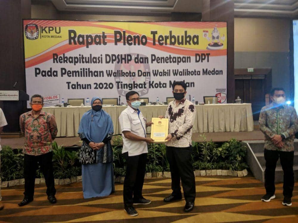 KPU tetapkan DPT Kota Medan untuk Pilkada 2020 (Dok. Istimewa)