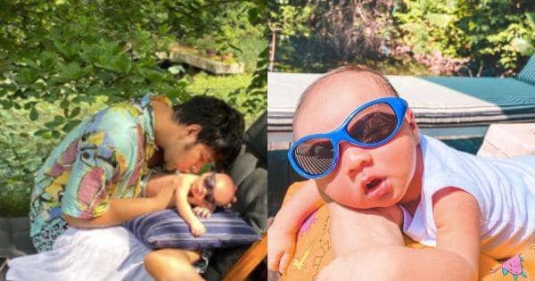 10 Potret Gemas Putra Irish Bella dan Ammar Zoni Saat Berjemur, Imut!