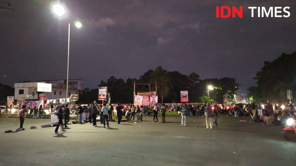 Unjuk rasa menolak Omnibus Law UU Ciptaker di Makassar. IDN Times/Sahrul Ramadan