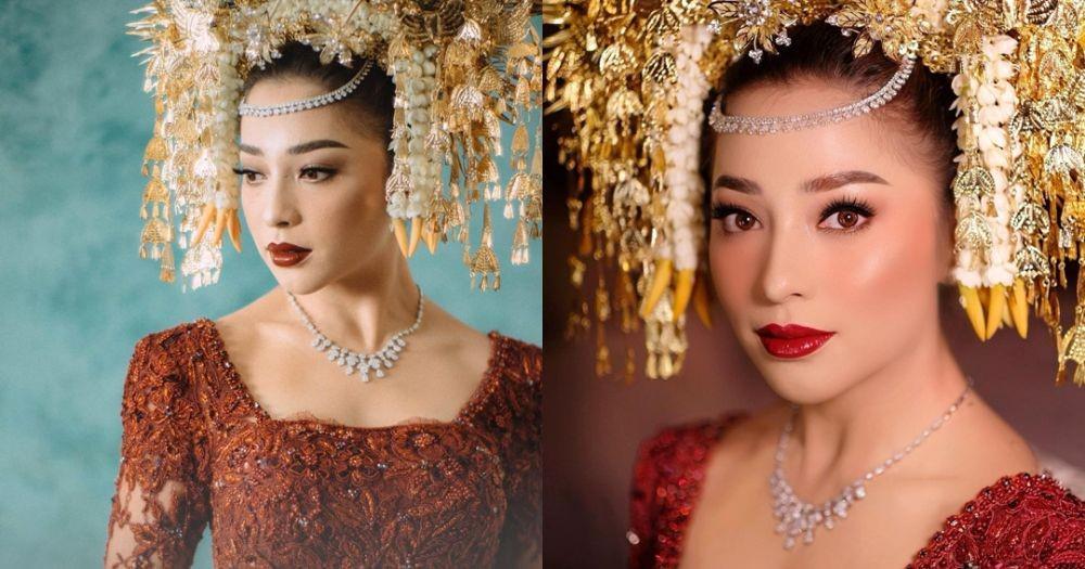 Gaya Makeup dan Kebaya Akad Nikita Willy, Mewah dengan Adat Minang