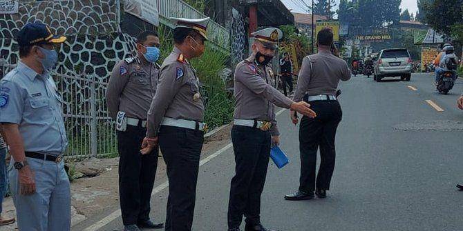 Kecelakaan beruntun di Cisarua, Bogor/Dok. PT. Jasa Raharja