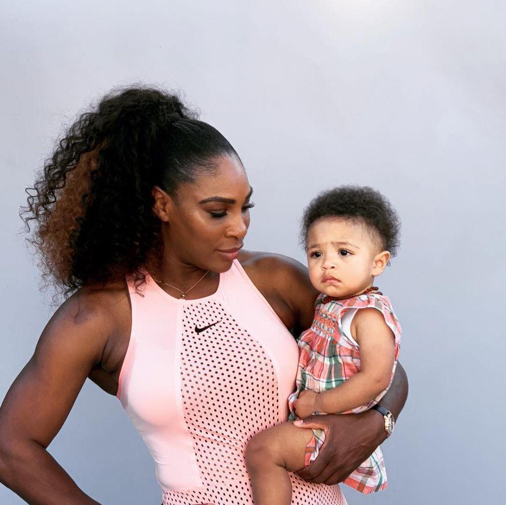 10 Potret Gemas Serena Williams Bersama Putrinya, Olympia