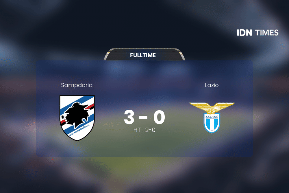 Secara Dramatis, Sampdoria Akhirnya Tumbangkan Lazio 3-0