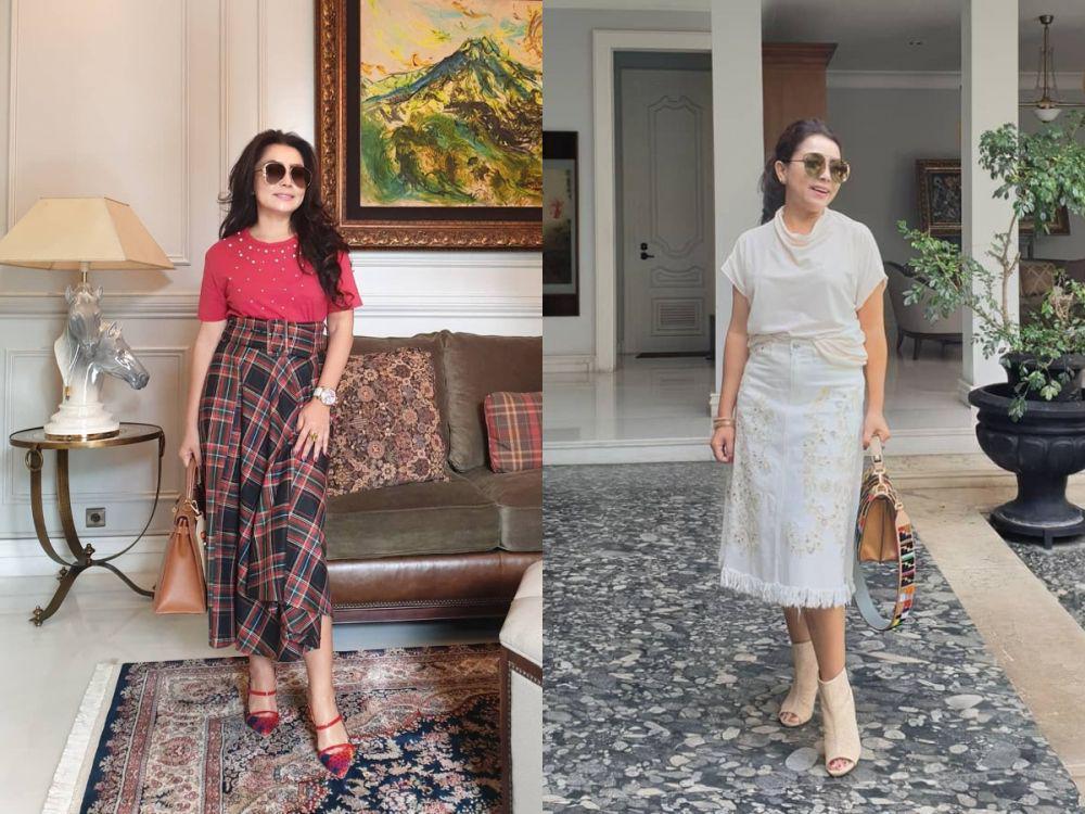 Fashionable! 9 Pesona Mayangsari yang Tetap Stylish di Usia 49 Tahun
