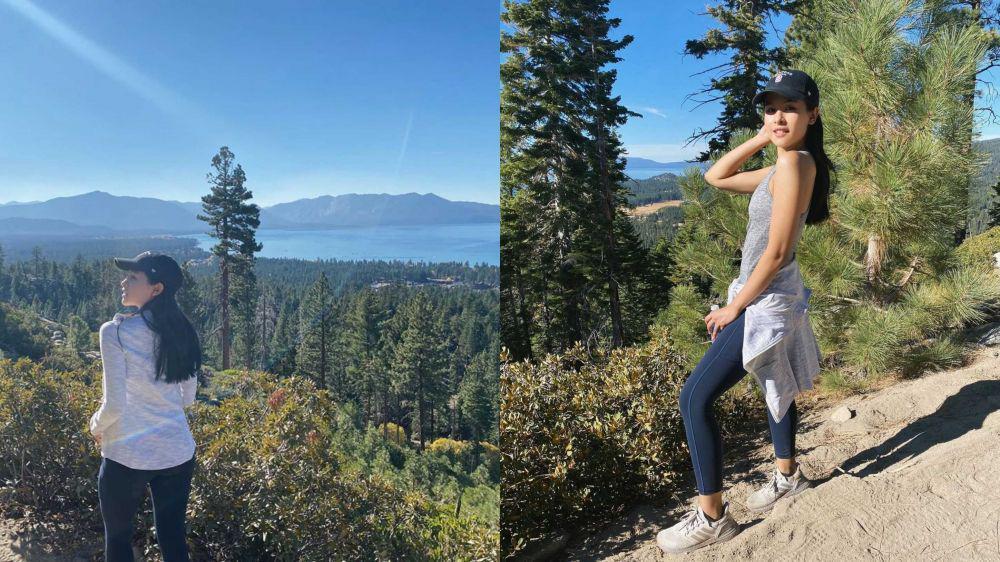 Gak Melulu Belajar, 9 Potret Maudy Ayunda yang Hobi Hiking