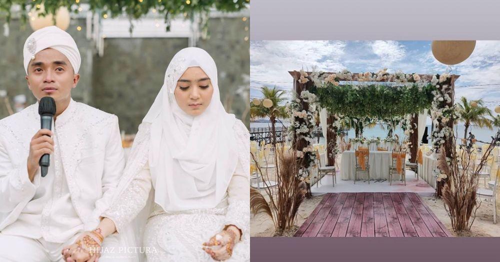 Dekorasi Pernikahan Taqy Malik-Sherel Thalib, Tema Alam di Tepi Pantai