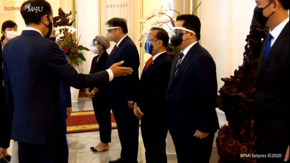 Jokowi sambut PM Jepang Yoshihide Suga di Istana Bogor (YouTube/Sekretariat Presiden)