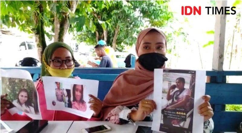 Dua orang ibu korban investasi fiktif milik Yu (IDN Times/Ervan Masbanjar)