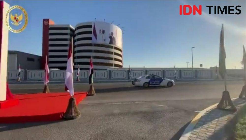 Jalan Presiden Joko Widodo di Abu Dhabi (Tangkapan layar Twitter @kbriabudhabi)