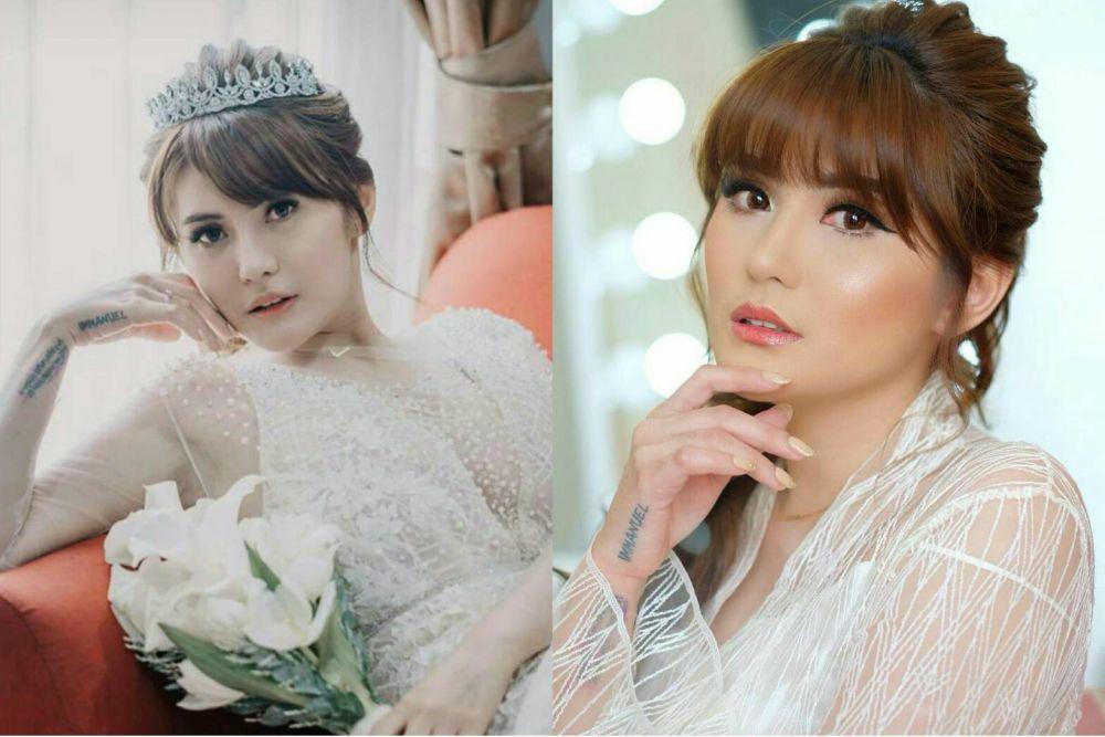 Bak Barbie, 9 Makeup dan Gaun Pernikahan Angela Lee yang Apik
