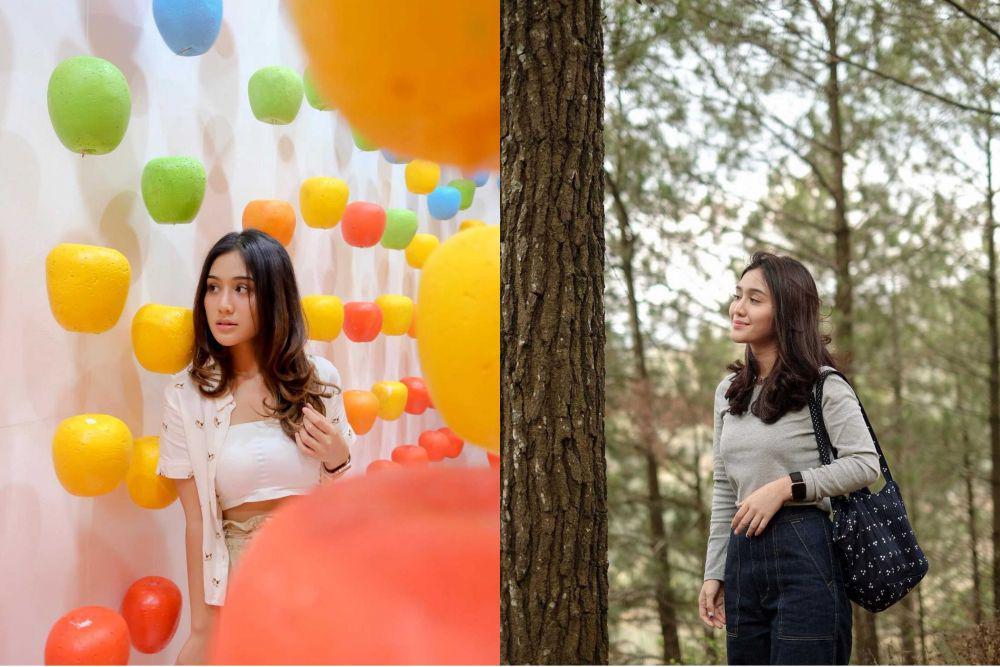 10 Potret Memesona Zulfa Maharani Saat Berpose Candid, Fotogenik Abis!
