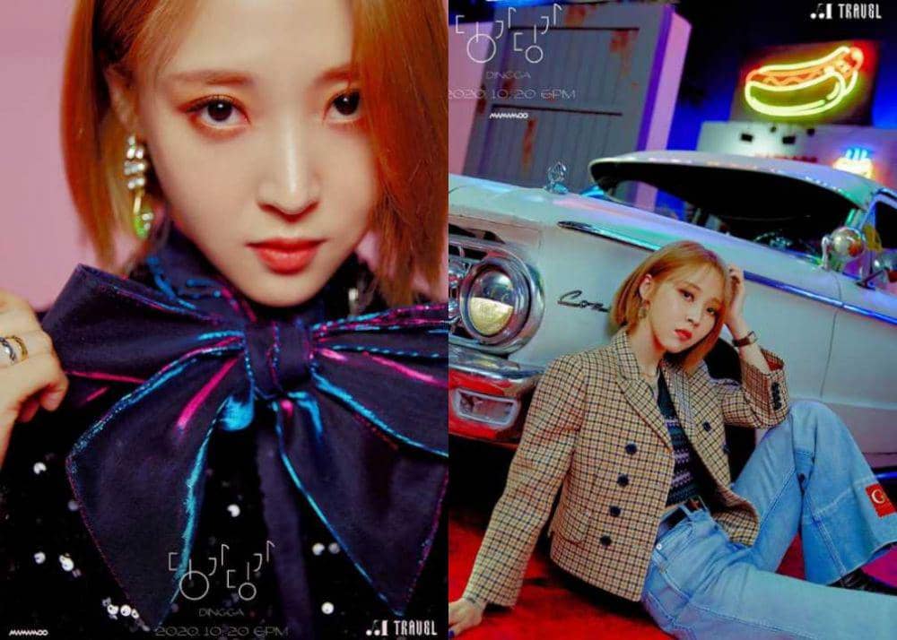 10 Potret Moonbyul MAMAMOO dengan Gaya Rambut Baru, Makin Fresh!