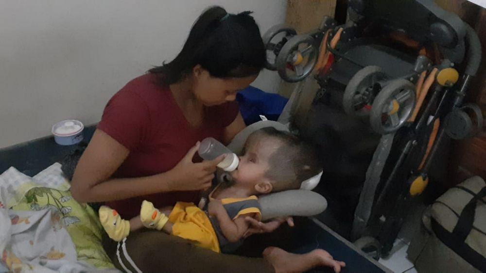 Bayi 9 Bulan dari Keluarga Miskin di Tangsel Derita Hidrosefalus