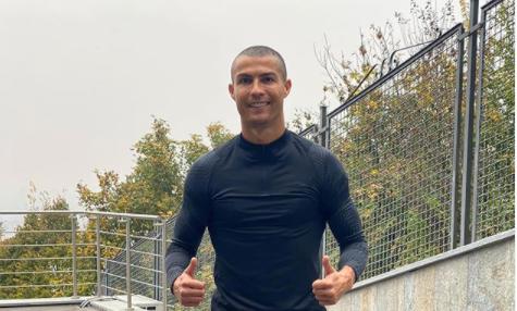 Positif COVID-19, Cristiano Ronaldo Kini Gundul?