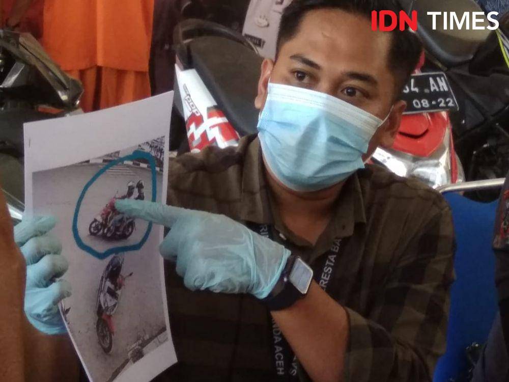 Penangkapan komplotan pencuri sepeda motor di Banda Aceh (IDN Times/Saifullah)