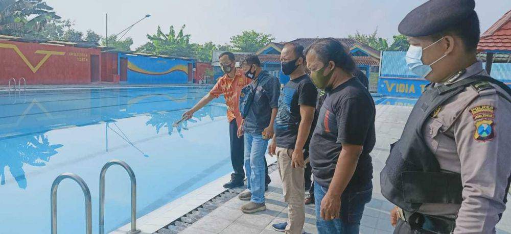 Polisi lakukan olah TKP, IDN Times / istimewa