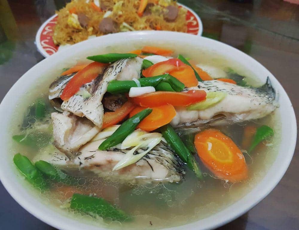 Ilustrasi sup ikan (instagram.com/melanumey)