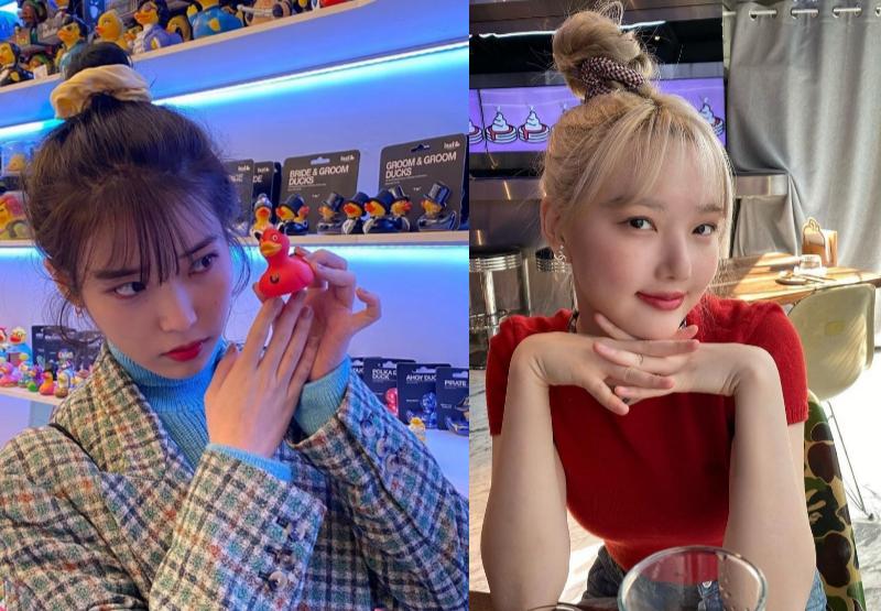 Effortless dan Cute! 12 Potret Idol KPop dengan Gaya Rambut Messy Bun