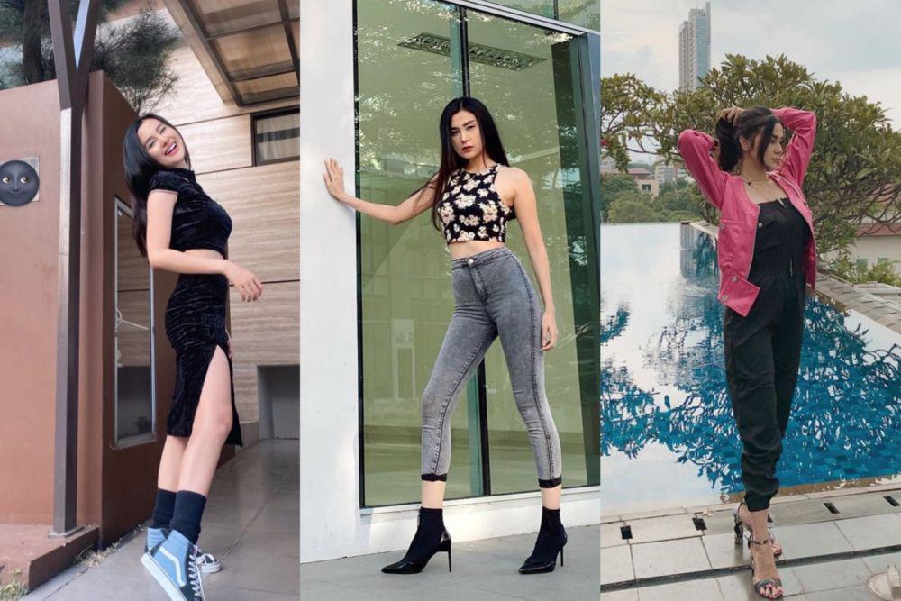 9 Inspirasi OOTD Kekinian ala Vicy Melanie, Istri Kevin Aprilio