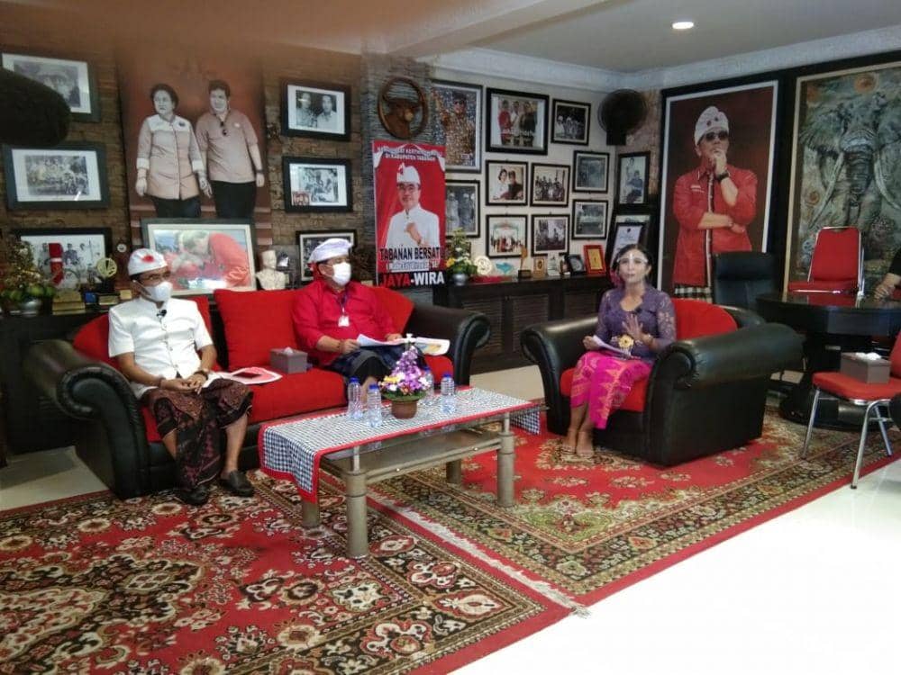 talkshow virtual yang digelar Persatuan Wartawan Tabanan (Pewarta), Senin (26/10/2020).