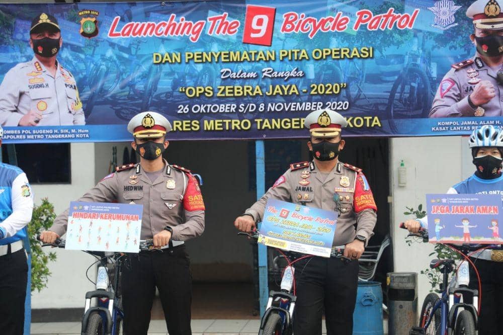 Gelar Operasi Zebra, Polres Metro Tangerang Kota Terjunkan Tim Khusus