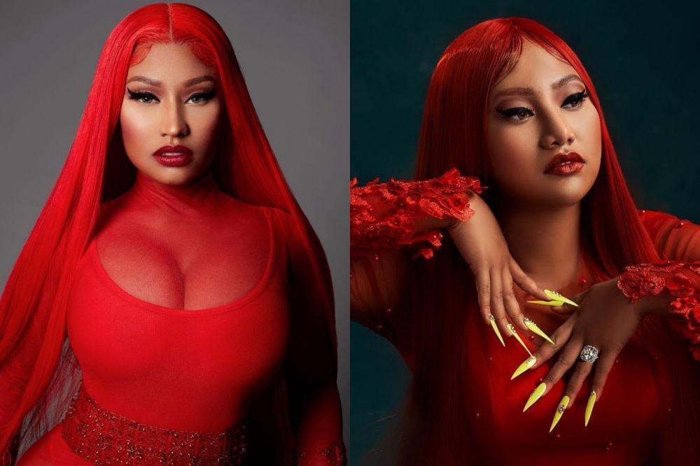 9 Hairstyle & Makeup Maria Simorangkir, Cepol hingga bak Nicki Minaj