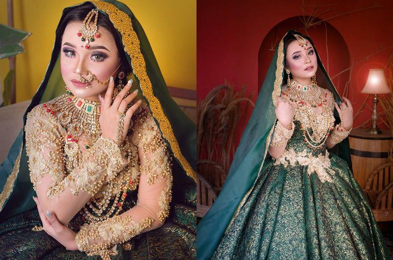 10 Gaya Pemotretan Tak Biasa Tasya Rosmala, Cetar Jadi Pengantin India