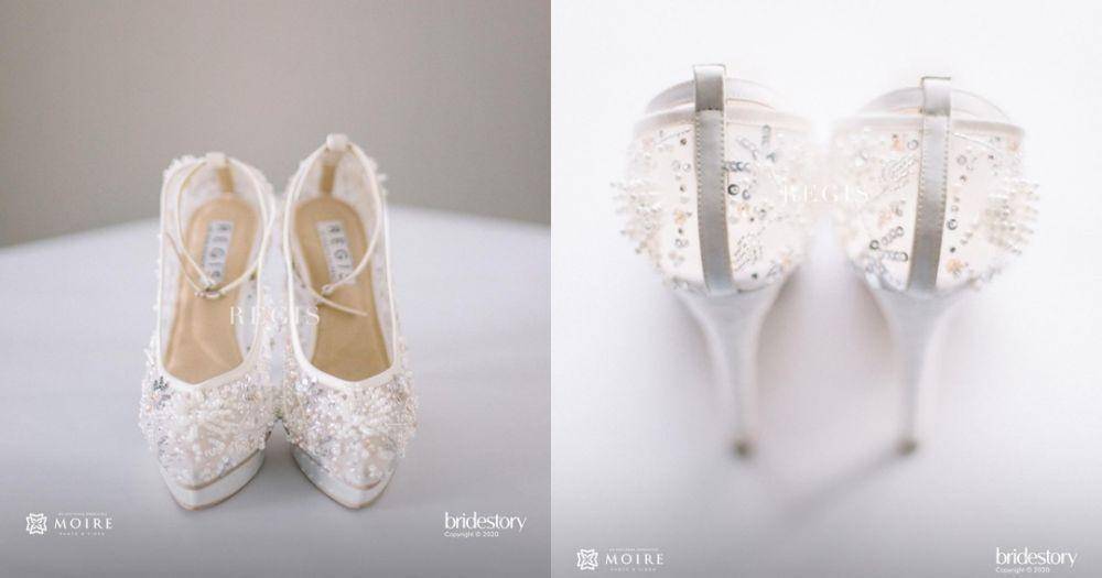 Moire Photo via Instagram.com/regisbridalshoes