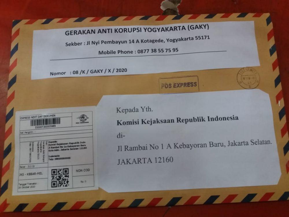 Penggiat Anti Korupsi Jogja Laporkan Tiga Jaksa ke Komisi Kejaksaan RI
