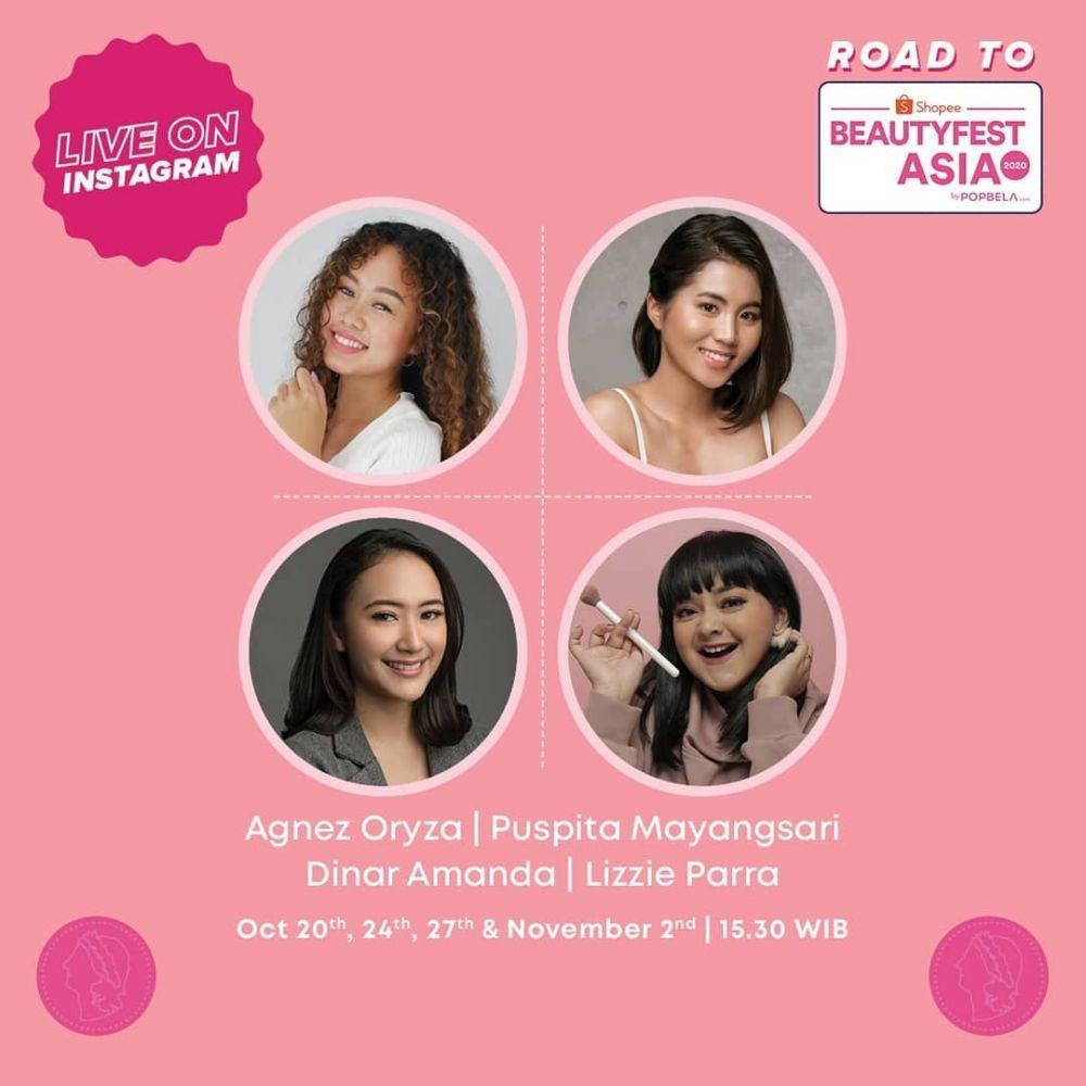 Lizzie Parra dan Dinar Amanda Ramaikan Road to BeautyFest Asia 2020