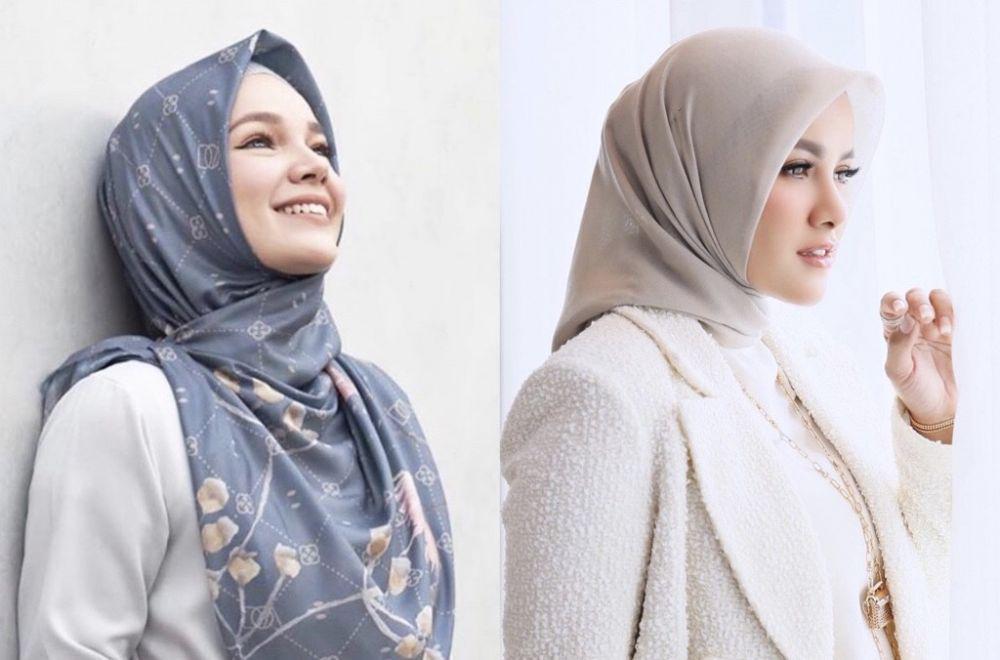 Pernah Duet Lagu Bareng, 10 Adu Pesona Dewi Sandra dan Olla Ramlan
