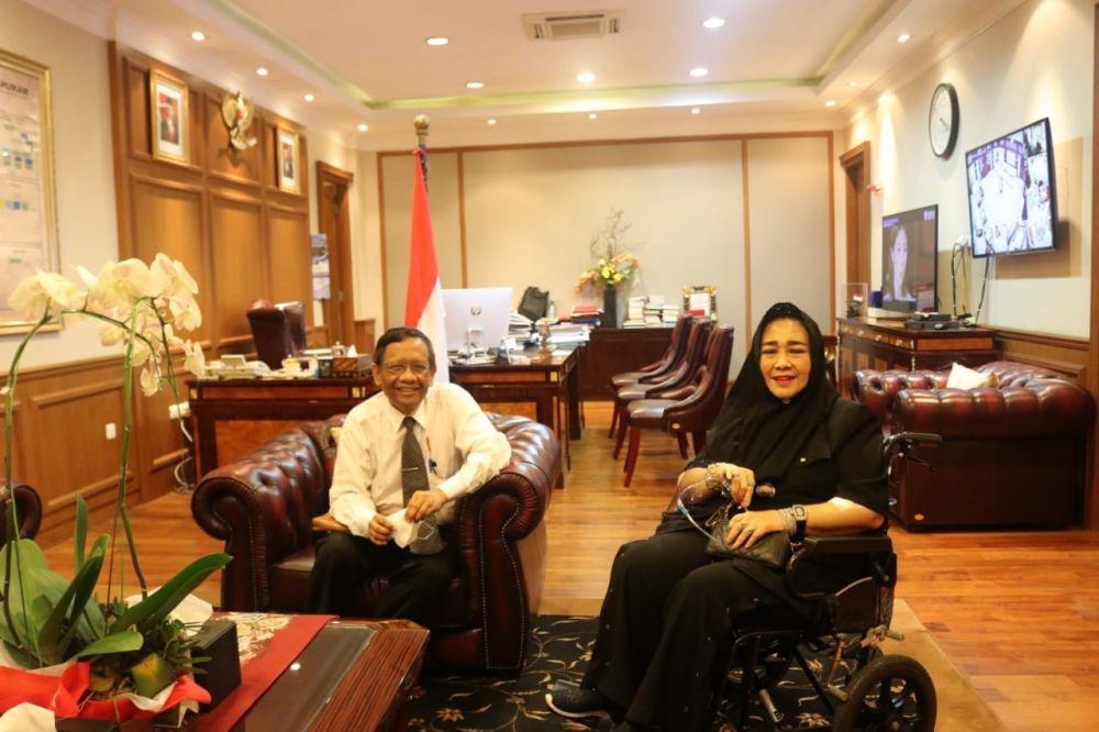 Mahfud Bertemu Empat Mata dengan Rachmawati, Bahas Agenda Politik?