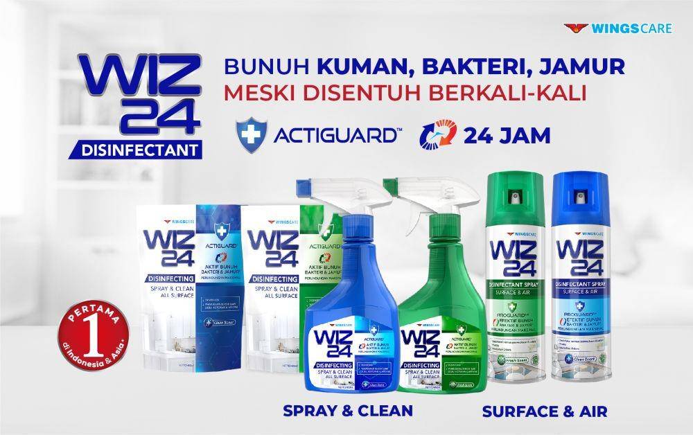 IDN Times/WIZ 24 Disinfectant