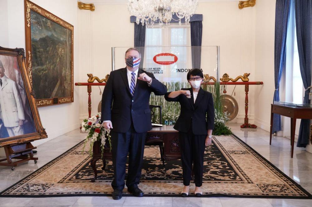 Temui Mike Pompeo, Menlu Retno Tegaskan Kebijakan RI Tetap Independen