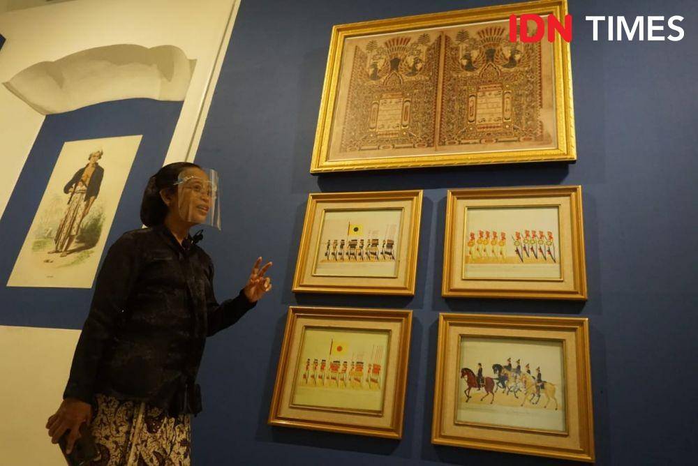 Pameran temporer Adhyatmaka bertajuk Sang Adiwira: Sri Sultan Hamengku Buwono II di Keraton Yogyakarta. IDN Times/Tunggul Damarjati