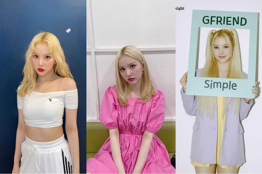 10 Potret Rambut Blonde Eunha Gfriend, Siap Buat KPopers Jatuh Cinta