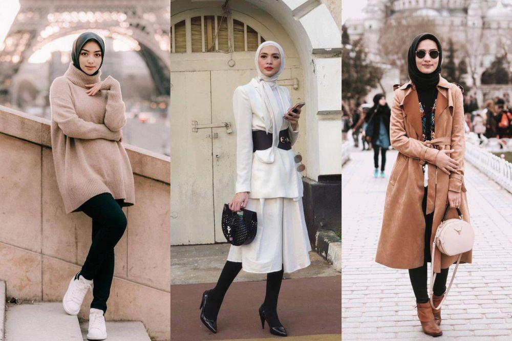 10 Ide Padu Padan Legging untuk Hijabers, Kece dan Tetap Sopan