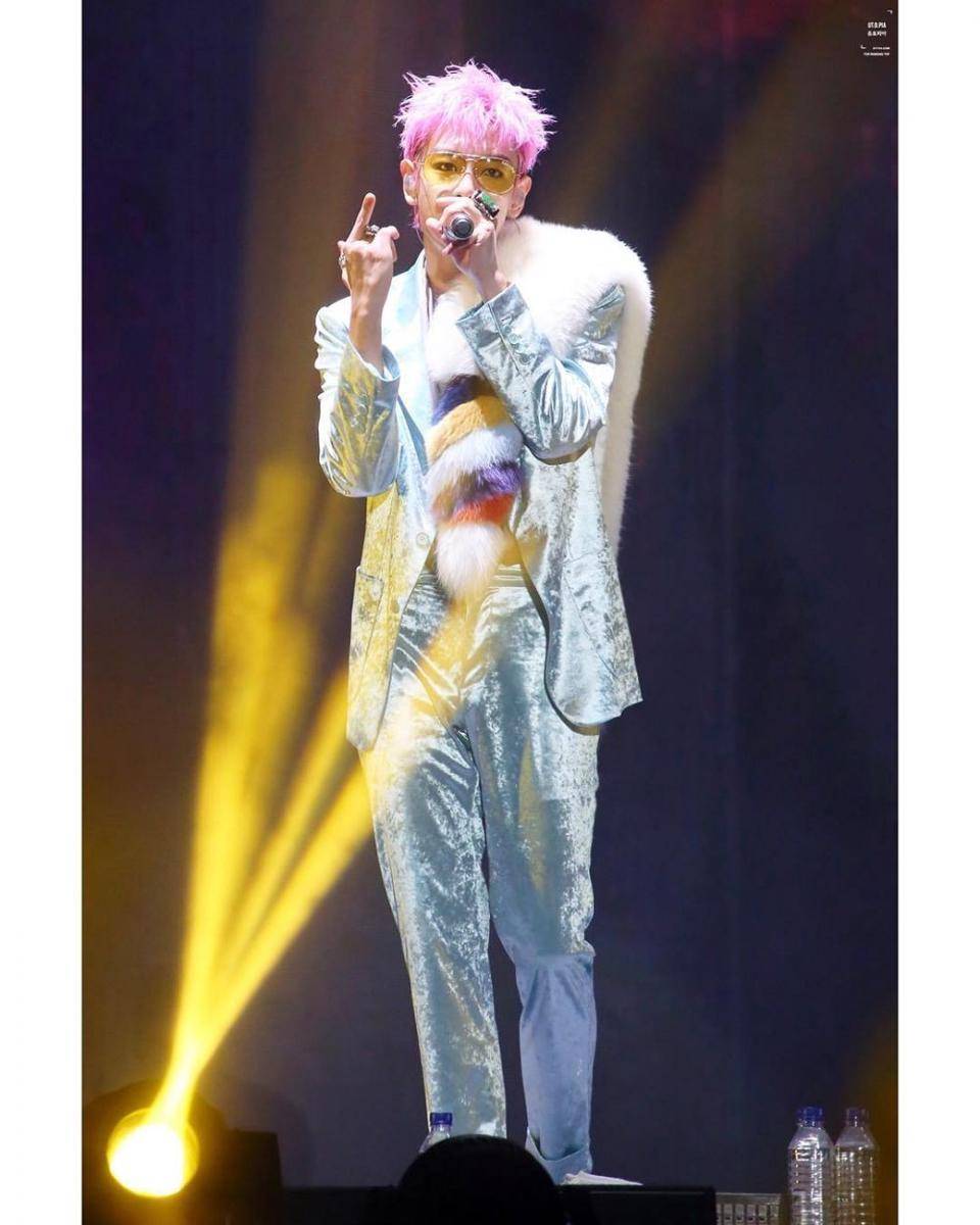 Aksi Panggung T.O.P BIGBANG (instagram.com/utopia_871104)