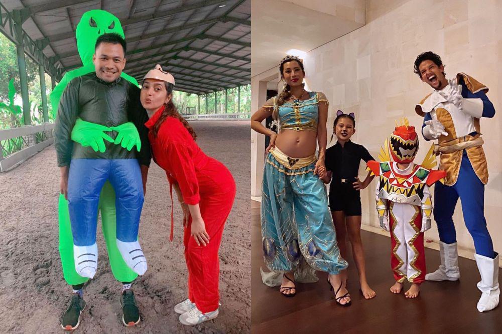 12 Gaya Unik dan Kreatif Artis Indonesia Rayakan Halloween, Seru!