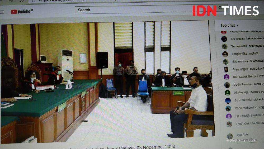Sidang tuntutan JRX (IDN Times/Ayu Afria)