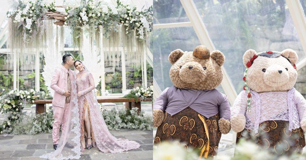 9 Dekor Pernikahan Sally Adelia, Ada Sepasang Boneka Pakai Kebaya!