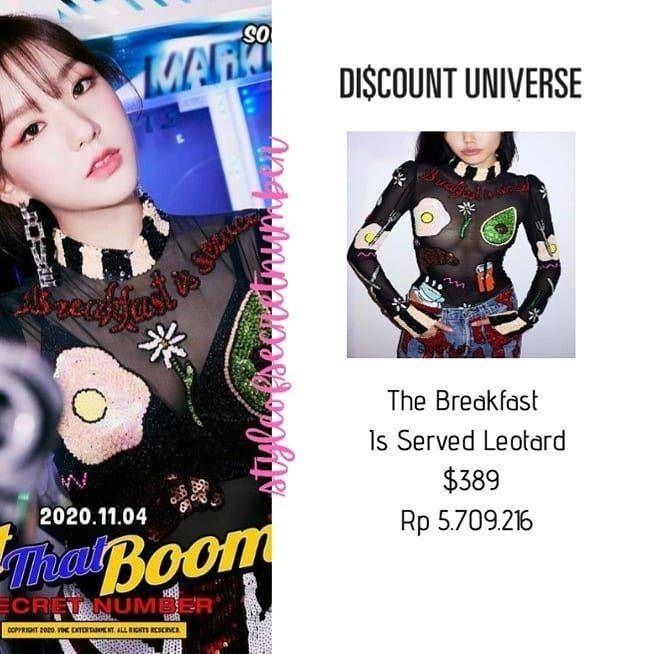 Harga outfit Secret number 'Got That Boom' (instagram.com/styleofsecretnumber)