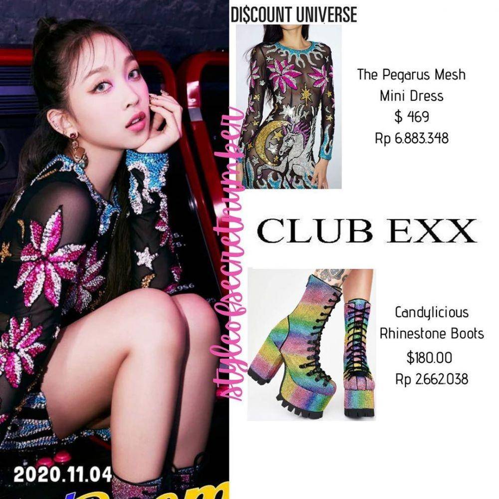 Harga outfit Secret number 'Got That Boom' (instagram.com/styleofsecretnumber)