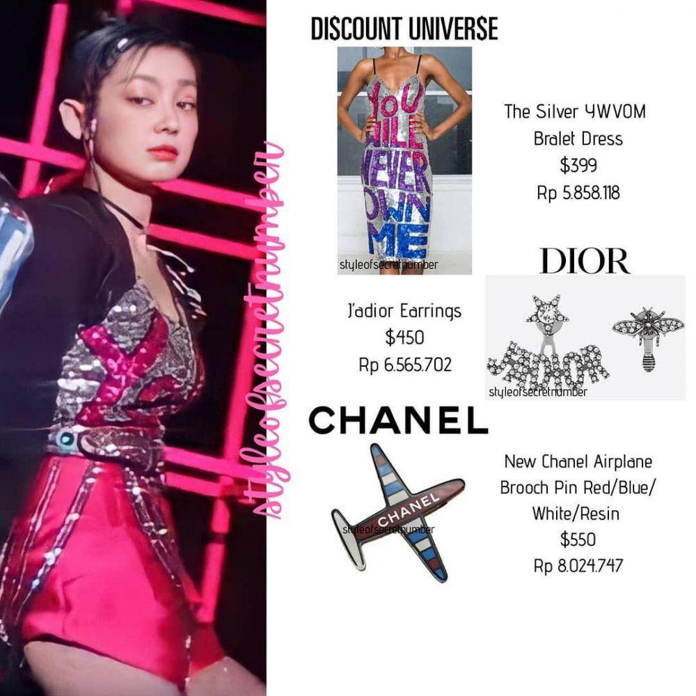 Harga outfit Secret number 'Got That Boom' (instagram.com/styleofsecretnumber)
