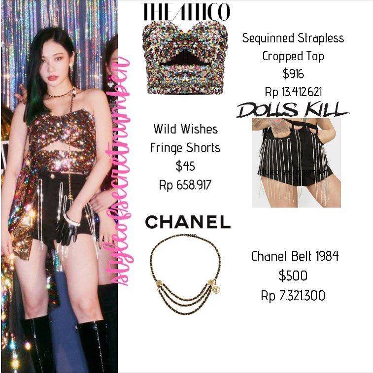 Harga outfit Secret number 'Got That Boom' (instagram.com/styleofsecretnumber)