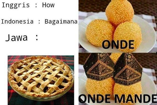 10 Meme Bahasa Daerah Pakai Makanan Ini Bikin Kamu Menebak-nebak