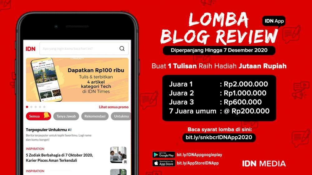 Yuk! Bikin Review IDN App, Hadiahnya Jutaan Rupiah Lho