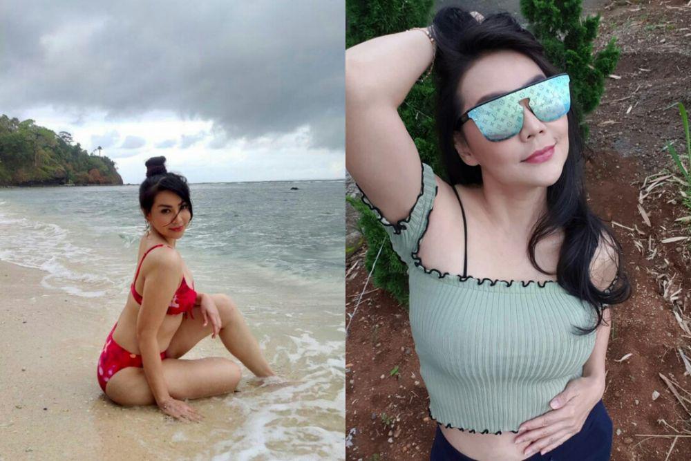 Genap 44 Tahun, 10 Potret Bugar Tessa Kaunang Bak Masih Remaja!