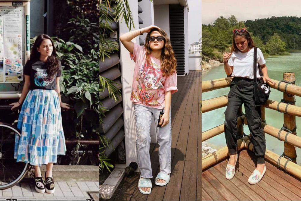 Santai dan Fashionista! 10 Ide Padu Padan T-shirt ala Aruan Marsha